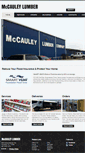Mobile Screenshot of mccauleyslumber.com